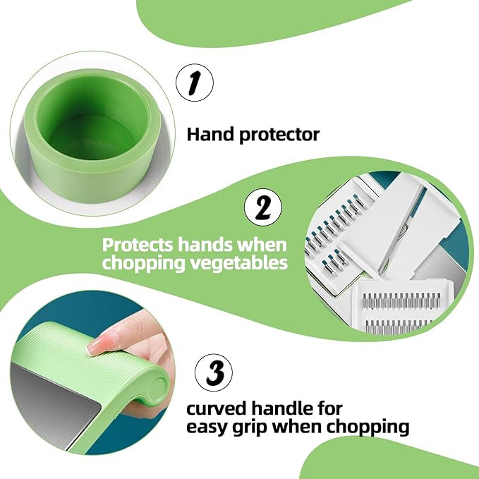 Multifunctional 5 Blades Vegetable Cutter Grater For Vegetables Slicers