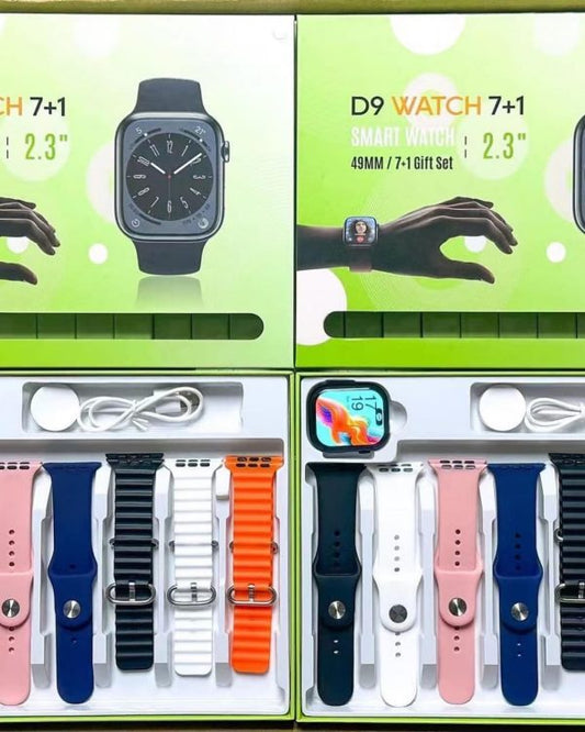 D9 Ultra Smart Watch Series 9 – 2.09″ Display | Bluetooth Calling | 7 Straps | Fitness & Sports Smartwatch For Android & Iphone