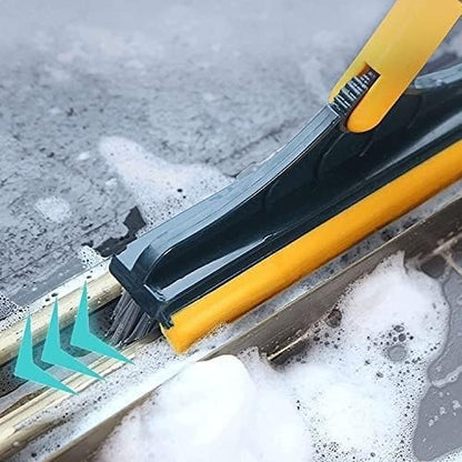 2 In 1 Floor Cleaning Brush Bathroom Tile Windows Floor Cleaning Brush With 120° Rotatable Head – Multipurpose Bathroom Floor Cleaning Brush