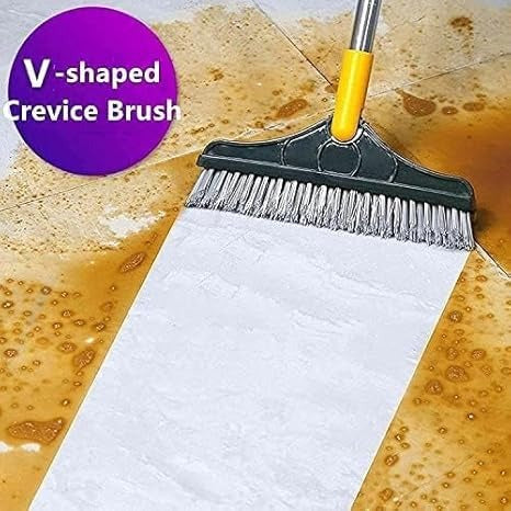 2 In 1 Floor Cleaning Brush Bathroom Tile Windows Floor Cleaning Brush With 120° Rotatable Head – Multipurpose Bathroom Floor Cleaning Brush