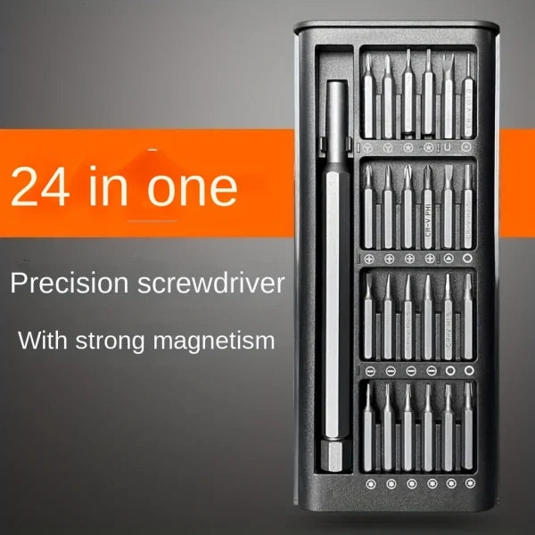 24 In 1 Precision Mini Magnetic Screwdriver Set, 24 In 1 Tool Kit