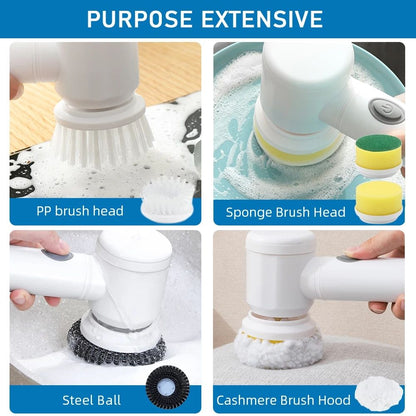 Magic Brush Wireless Battery Cleaning Brush Bathtub