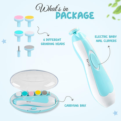 Baby Electric Nail Clipper Nail Cutter Manicure & Pedicure