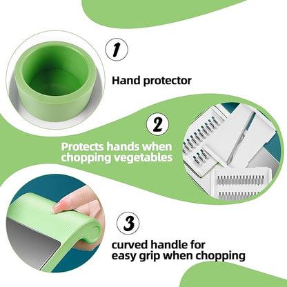 Multifunctional 5 Blades Vegetable Cutter Grater For Vegetables Slicers