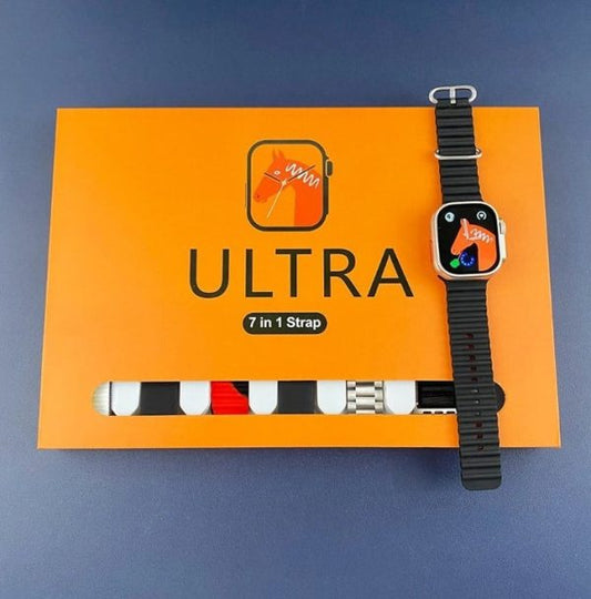 7-in-1 Ultra Smart Watch – Advanced Multi-feature Fitness Tracker With Heart Rate Monitor, Sleep Tracking, Bluetooth Calling, Sports Modes