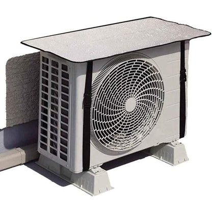 Ac Outdoor Unit Protector Heat Insulation Sunlight Shade Protector From Dust With Adjustable Buckle Rain Cover Air Conditioner Cover