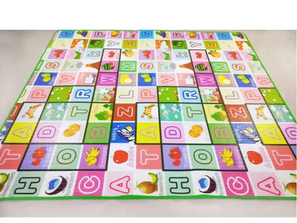 Crawling Mat For Baby Floor Play Mat Double-sided Baby Playmat For Infants Toddlers Kids (Random Design)