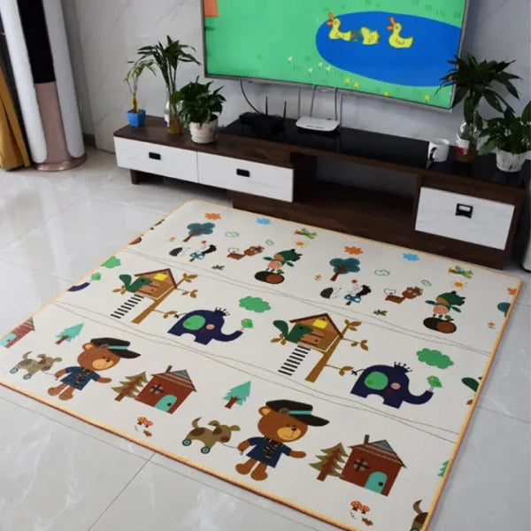 Crawling Mat For Baby Floor Play Mat Double-sided Baby Playmat For Infants Toddlers Kids (Random Design)