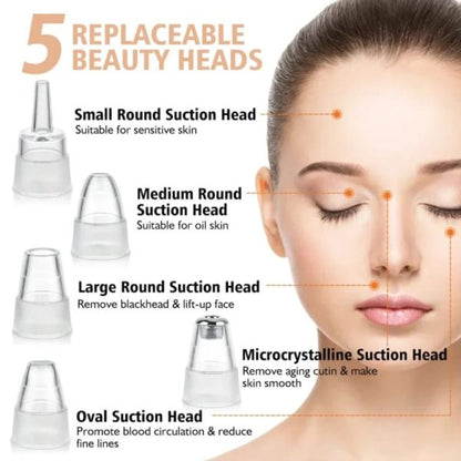 Blackhead Remover Pore Cleaner | Electric Deep Cleansing Tool For Nose & Face