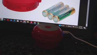 Mini Portable Bluetooth Speaker | USB Rechargeable & Battery Powered