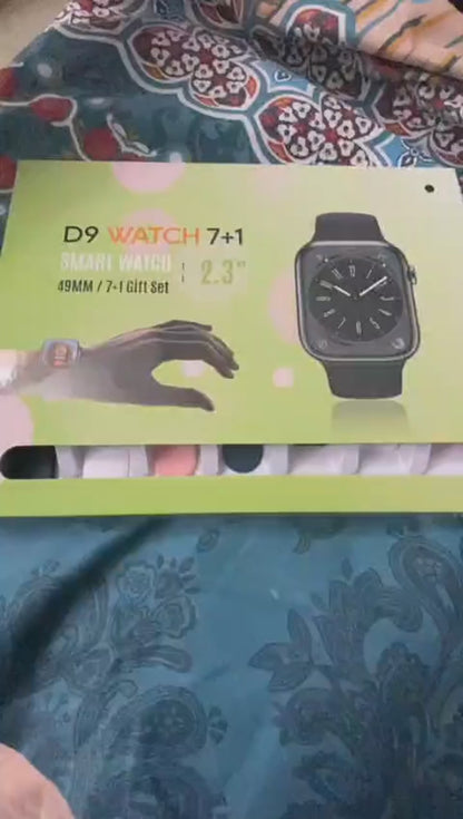 D9 Ultra Smart Watch Series 9 – 2.09″ Display | Bluetooth Calling | 7 Straps | Fitness & Sports Smartwatch For Android & Iphone