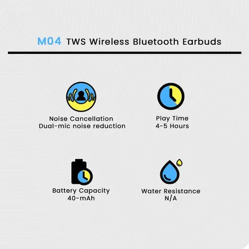 Wireless Bluetooth Earbuds Stereo 895b | Mic In-ear Headphones With Led Display | Type C Fast Charging | Bluetooth 5.3 For Android/Iphone