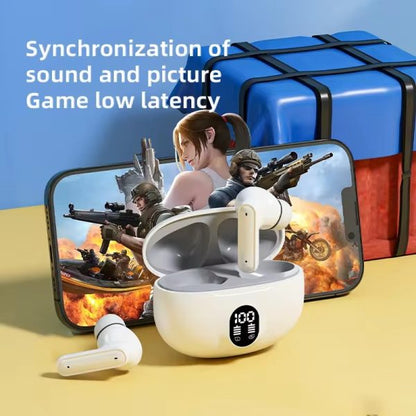 Wireless Bluetooth Earbuds Stereo 895b | Mic In-ear Headphones With Led Display | Type C Fast Charging | Bluetooth 5.3 For Android/Iphone