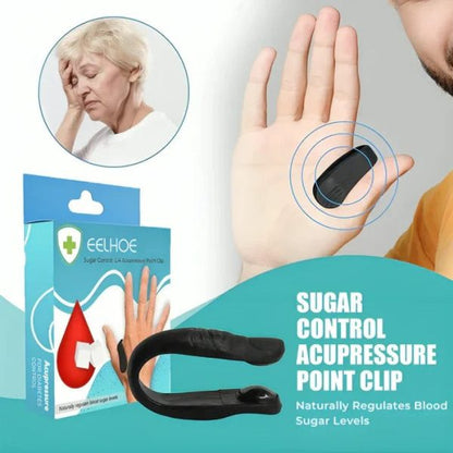 Sugar Control Li4 Acupressure Point Clip Wearable – Supporting Acupressure Relaxation, Stress Alleviation, Tension Relief and Headache